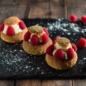 Short Baking Courses | Raspberry & Matcha Choux Pastries 