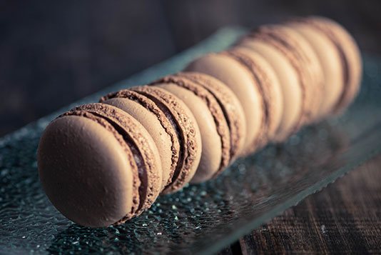 Chocolate Macarons from the French Patisserie Course