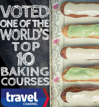 Voted One of the world's top 10 baking courses by TravelChannel.com